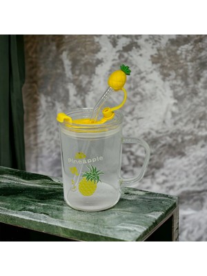 Starseven Ananas Tasarımlı Kupa Bardak