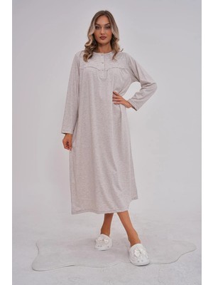 Alec Lingerie Kadın Büyük Beden Gecelik Mecit Pijama 6153