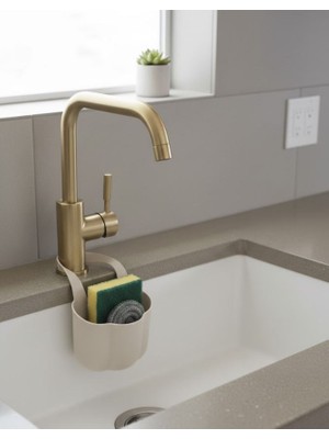 Rotanev 2 Adet Mutfak Musluk Sünger Askısı, Bulaşık Askısı, Bulaşık Süngeri Askısı Lavabo Içi Sünger Askısı