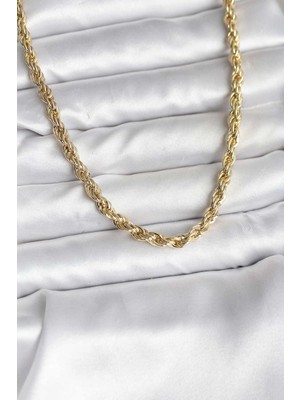 Depozee 14K Gold Renk Kaplama Burgu Model cm Kadın Kolye