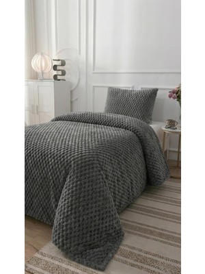 Altınpamuk Soft Arya Tek Kişilik Yatak Örtüsü 180X240 Gri
