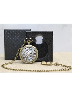 Starseven Özel Kutulu Antik Köstekli Saat Model 2