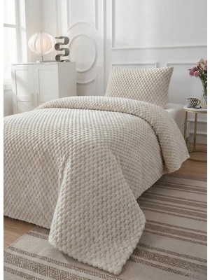 Altınpamuk Soft Arya Tek Kişilik Yatak Örtüsü 180X240 Krem