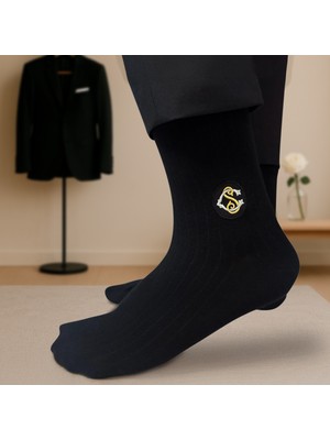 Stella Tasarım Kişiye Özel Isim Veya Harf Nakışlı Hediyelik Damat ve Gelin Çorabı