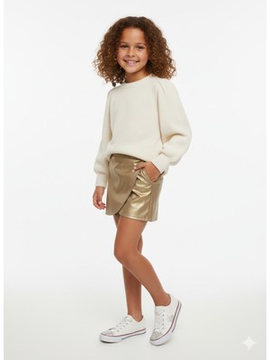 Songül Berik  Kız Çocuk Şort Etek (Dore)