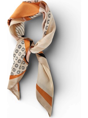 Hedea Düşlerin Kıvrımı Saten Fular 70X70 cm