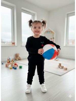 ruhaay Kız Çocuk Takım Pamuklu Uzun Kollu Alt Üst Takım