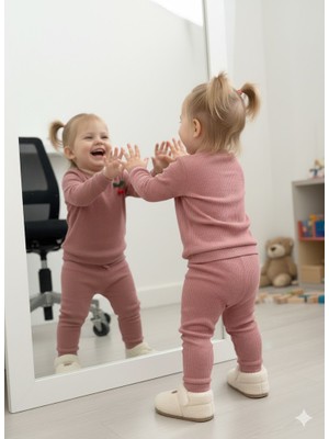 ruhaay Kız Çocuk Takım Pamuklu Uzun Kollu Alt Üst Takım