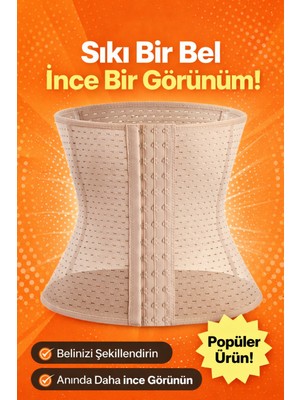 FitOnly Toparlayıcı Bel Korsesi – Nefes Alabilen Esnek Bel Inceltici Korse – Ayarlanabilir Göbek Toparlayıcı – Iz Yapmaz – Günlük Kullanım