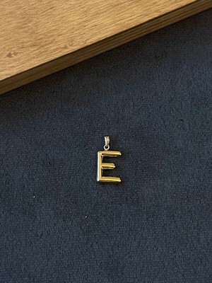 Aida Jewelss 14 Ayar Altın Kolye Ucu Balon Modeli E Harfli Altın Kolye Ucu