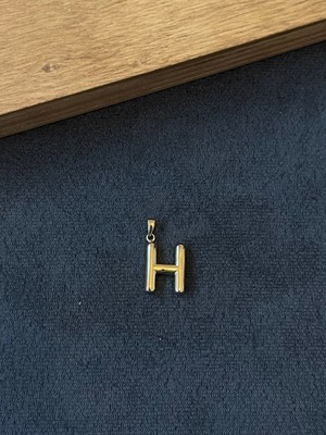 Aida Jewelss 14 Ayar Altın Kolye Ucu Balon Modeli H Harfli Altın Kolye Ucu