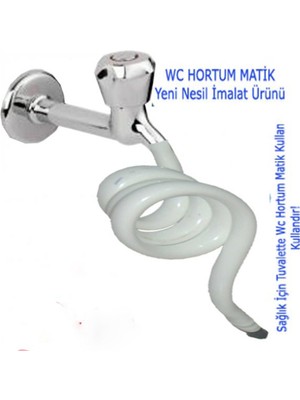 Wc Hortum Matik Beyaz