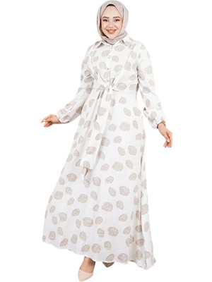 Elifsu Kadın Keten Elbise