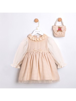Cumino Çantalı Kız Elbise Takım