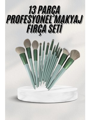 Tuncel Store Dayanıklı Makyaj Fırçası Seti 13 Parça Yumuşak Kıllı Fırçalar Allık Fondöten Far Fırçası