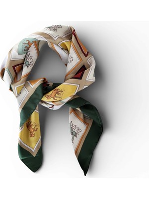 Hedea Rüzgarın Yelesi Saten Fular 70X70 cm