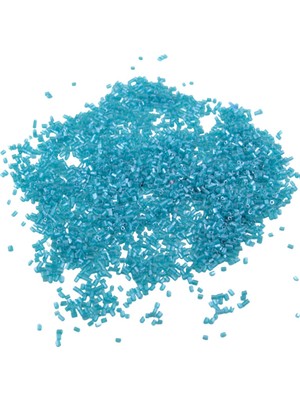 Serhat Aksesuar ve El İşçiliği Kesme Boncuk Turkuaz 2x1,5 mm (100 gr 4000 Adet)