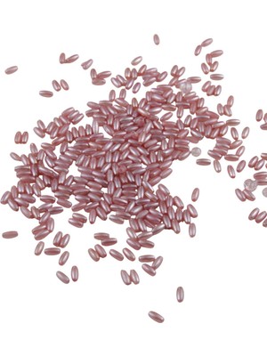 Serhat Aksesuar ve El İşçiliği Inci Arpa Boncuk Güzel Açık Pembe 3x6 mm (20 gr Ortalama 600 Adet)