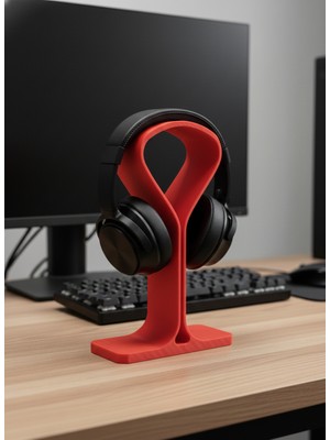 Modern Geometrik Masaüstü Kulaklık Standı