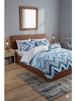 Nurlatex Çift Kişilik Çift Taraflı Pamuk Nevresim Takımı