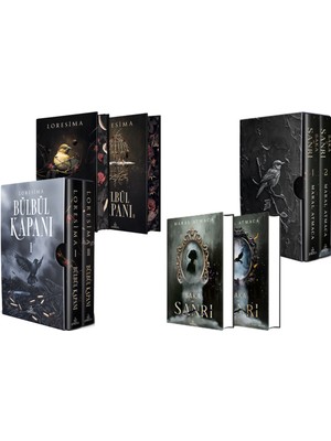 Ephesus Yayınları Bülbül Kapanı Ikili Kutu Yan Boyalı Ciltli ve Saka ve Sanrı Ikili Kutu Ciltli