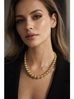 Solare Accessories Gold Inci Detaylı Kolye