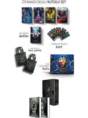 Ephesus Yayınları Ötanazi Okulu 4 Kitap Hediyeli Kutu Ciltli ve Saka ve Sanrı Ikili Kutu Ciltli