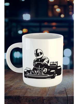 Mio Life F1 Araba Baskılı Porselen Kupa Bardak M3K291
