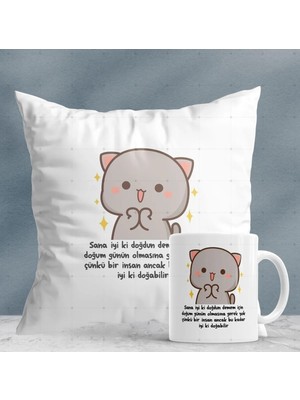 Mio Life Insan Ancak Bu Kadar Iyi Ki Doğabilir Baskılı Yastık Kupa