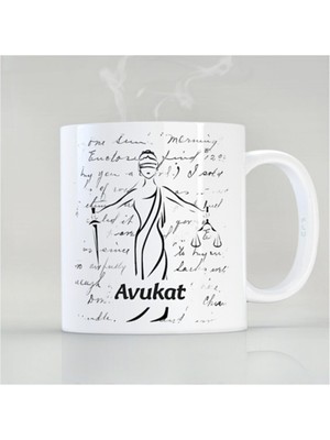 Mio Life Avukat Meslek Hediyesi Özel Tasarım Kupa Bardak