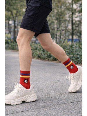 Worthy Socks Unisex Sevimli Karekterli Kolej Çorap 2'li Paket