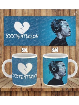 Mio Life Rapper Ünlü Özel Tasarım Hediyelik Kupa Bardak Xxxtentacion