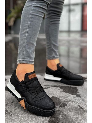 Nil Avm CH067  Gbt Warrem Erkek Ayakkabı Sıyah/sıyah