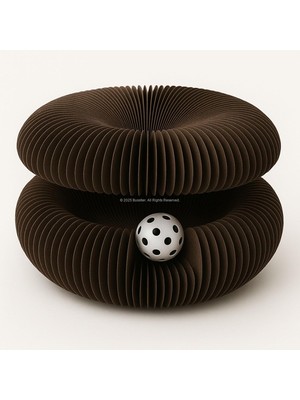 Akordiyon Kedi Oyuncağı, Tırmalama Yüzeyli, Toplu, Zeka Geliştirici, Katlanabilir Yapı, Dayanıklı Ma