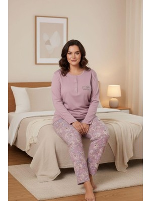 Pijapia Büyük Beden Battal Boy Kadın Pijama Takımı