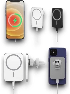 Pazarcan 15W Wi̇reless Şarj Ci̇hazi