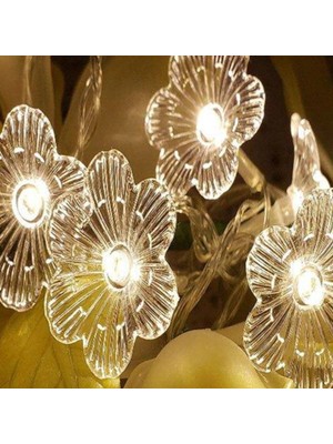 Timion Çiçek Desenli 3.5 Metre USB LED Işık – 20 Led’li Dekoratif Ortam Aydınlatması (5148)