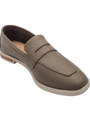 Hakiki Deri Saraçlı Fiyonk Günlük Kadın Ayakkabı Babet Loafer Makosen