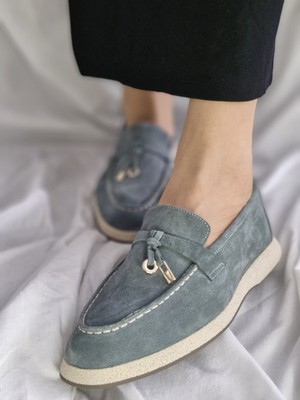 Hakiki Deri Kadın Şık ve Rahat Loafer Ayakkabı