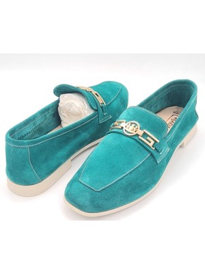 Gerçek Deri Toka Detaylı Kadın Pembe Günlük Ayakkabı