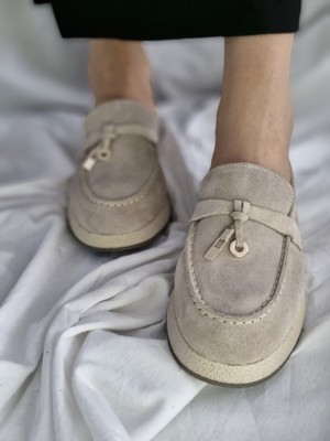 Hakiki Deri Kadın Şık ve Rahat Loafer Ayakkabı