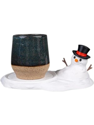 Eco Lounge Eriyen Kardan Adam Bardak Altlığı 18 cm – Komik Masa Dekoru