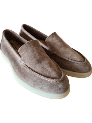 Hakiki Deri Süet Kadın Ayakkabı