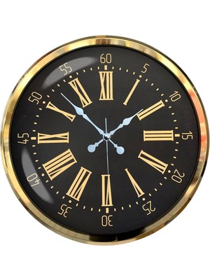 GV Home Zentime Prime Aurea Gold 52 cm Metal Duvar Saati