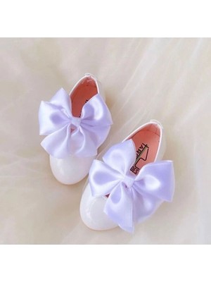 Stella Butik Kız Çocuk Fiyonklu Babet Ayakkabı