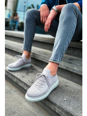 Chekich CH307  Rt Tricot Erkek Ayakkabı Grı