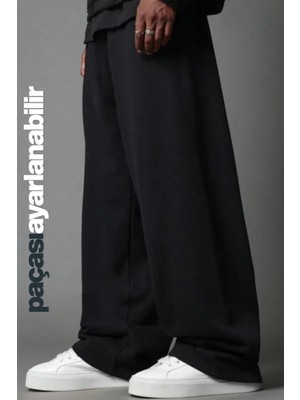 Vladivosto Paçası Ayarlanabilir Düşük Bel 2 Iplik Bol Kalıp Büyük Beden Baggy