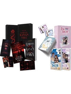 Ephesus Yayınları Kasırgaya Kanan Saka 1 Hediyeli Özel Kutu ve Toktiker Iki Kitaplık Hediyeli Kutu Ciltli