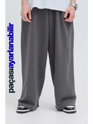 Vladivosto Paçası Ayarlanabilir Düşük Bel 2 Iplik Bol Kalıp Büyük Beden Baggy