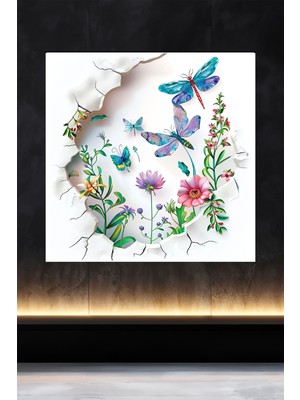 Lucena Metal Tablo Duvardaki Delik Koleksiyonu - Yusufçuk 5